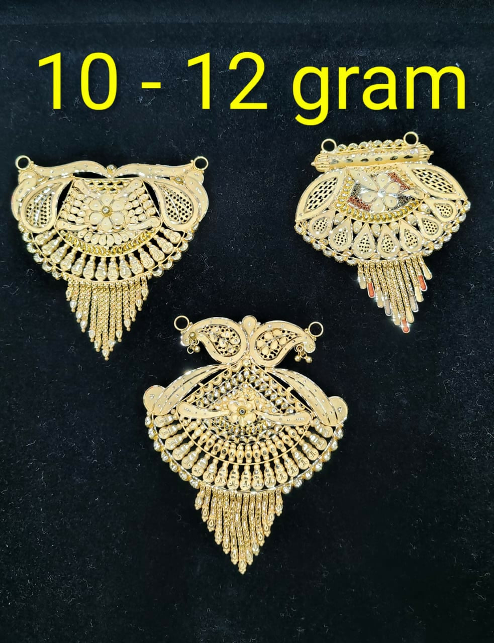 Gold Mangalsutra Pendants Sarafa Bazar India