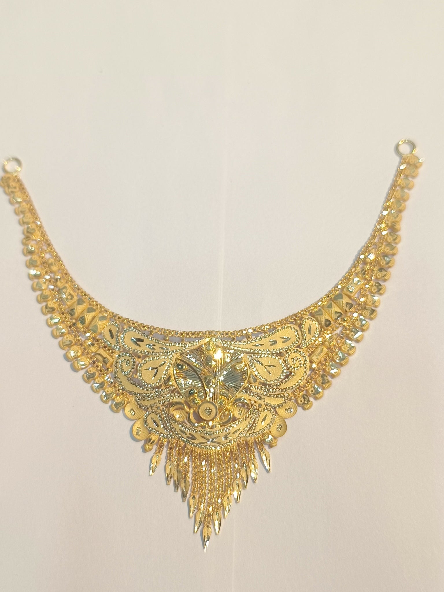 Gold Necklace Sarafa Bazar India