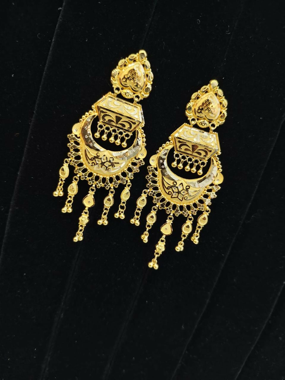 Gold Earrings Sarafa Bazar India