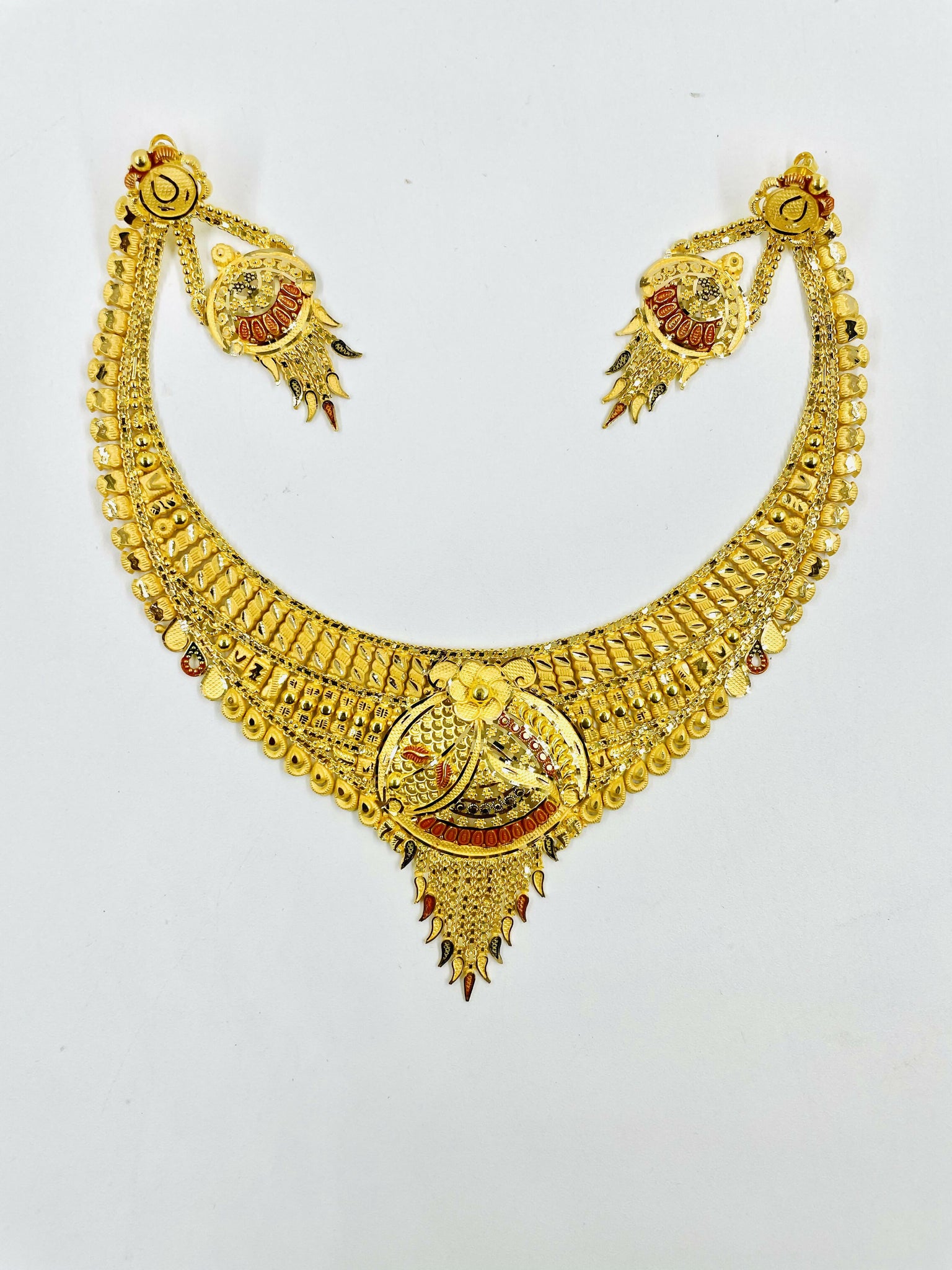 Gold Necklace Sarafa Bazar India