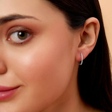 Certified Lab Grown Diamond Hoop Earrings Sarafa Bazar India