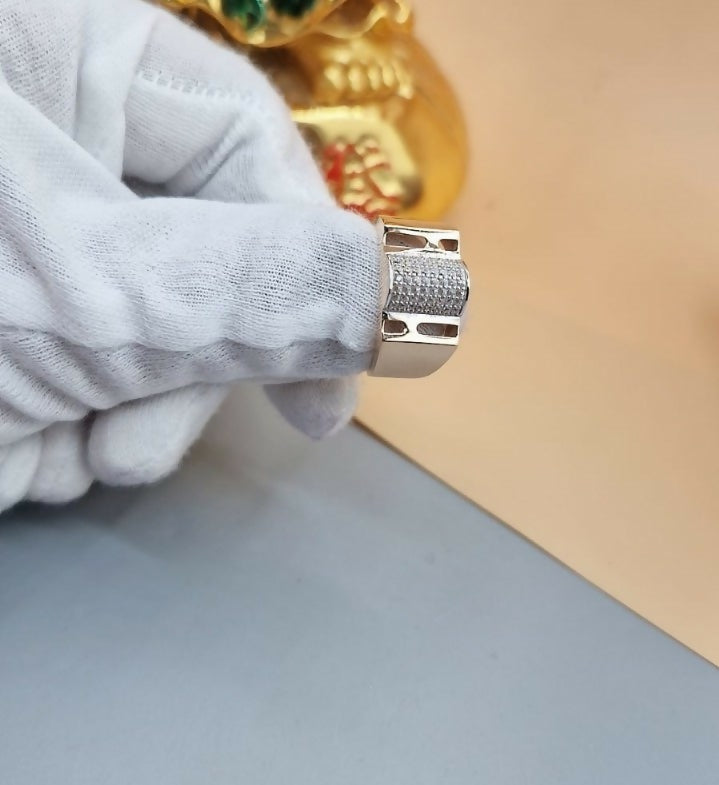 Rose Gold CZ Gents Rings