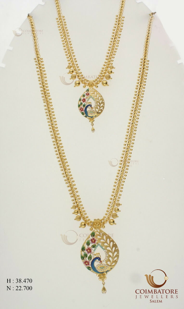 Fusion Savitri Necklace & Long Set Sarafa Bazar India