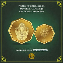 999 Ganeshji Gold Coin Sarafa Bazar India