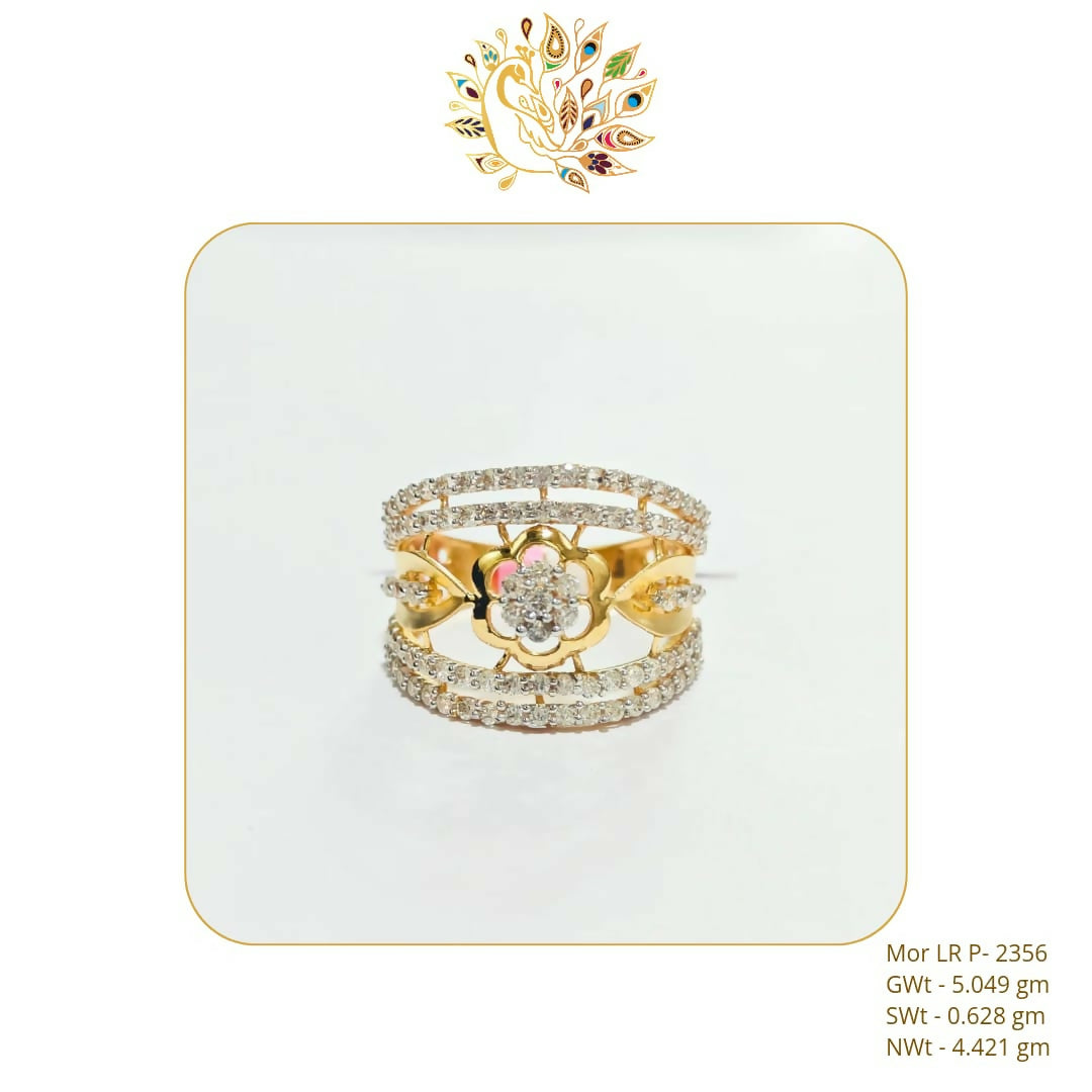 22kt Mor CZ Stoneless Ladies Ring 9