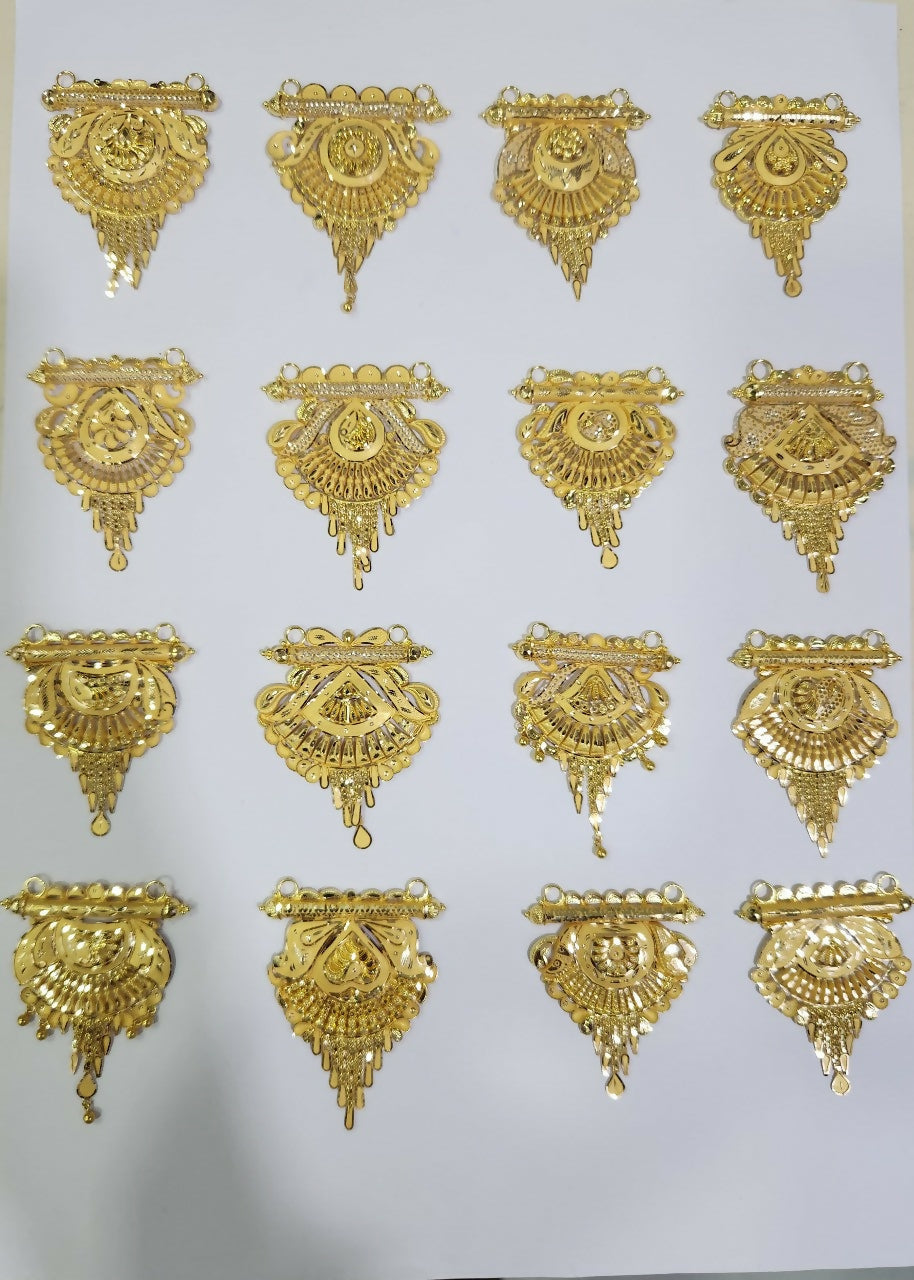 Gold Mangalsutra Pendants Sarafa Bazar India