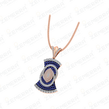 14K Gold Diamond Pendant Sets – Artistic Shine Sarafa Bazar India