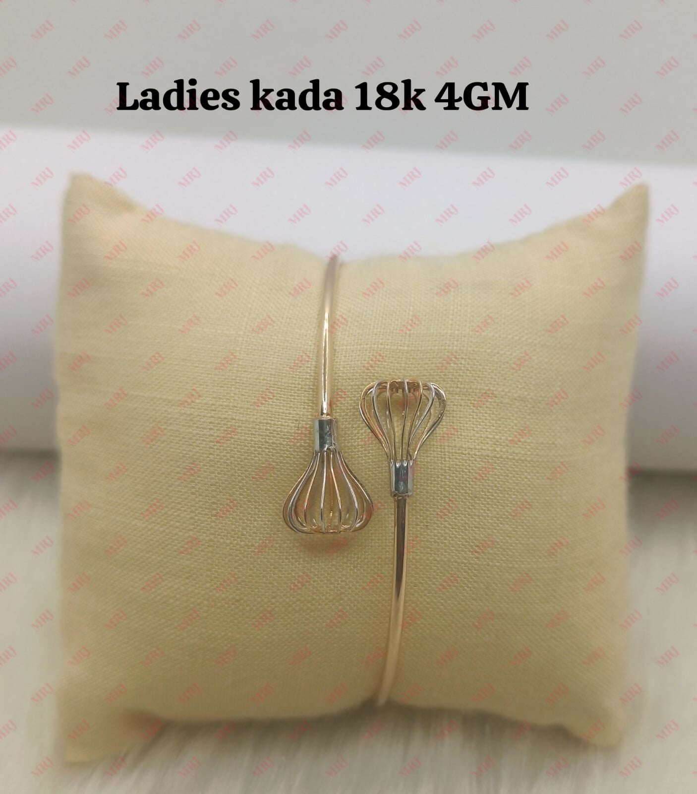 18kt Rose Gold Ladies Kada Sarafa Bazar India