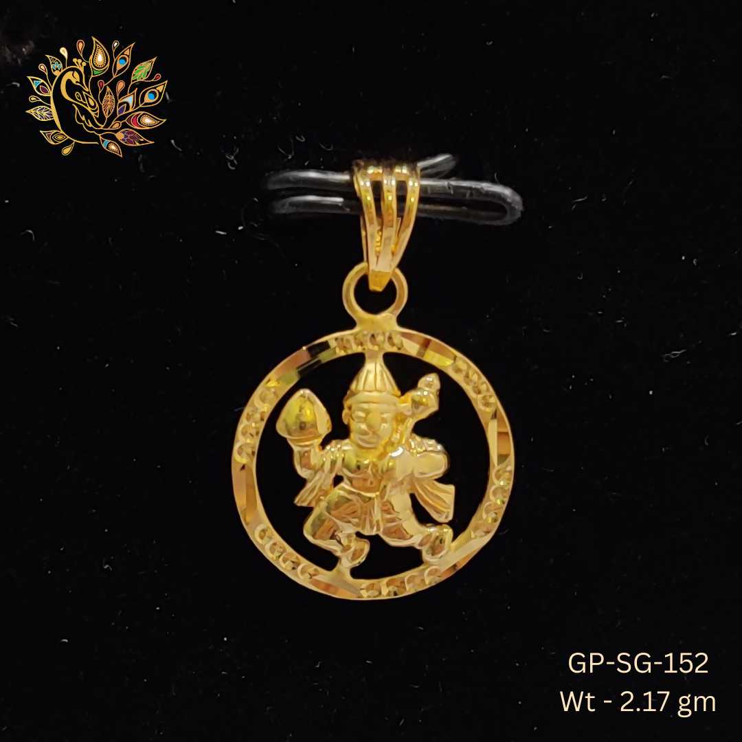 GP-SG-152 - Plain Casting God Pendants Sarafa Bazar India