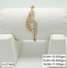 Ovel Bracelet-12gm-2719/9 Sarafa Bazar India