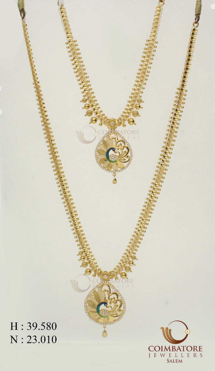 Fusion Savitri Necklace & Long Set Sarafa Bazar India