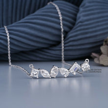 Multi Stone Diamond Pendant Necklace Sarafa Bazar India