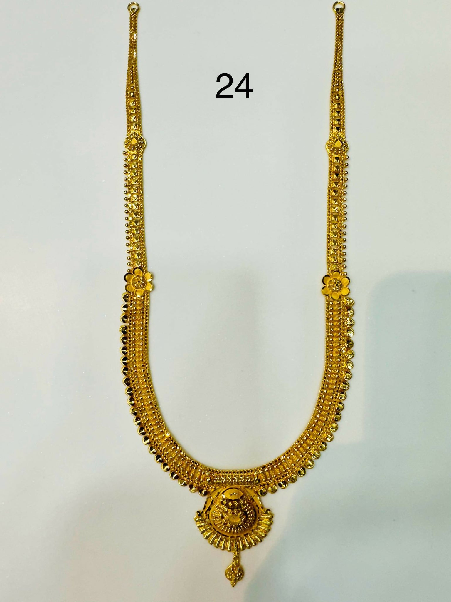 Gold Long Set Sarafa Bazar India