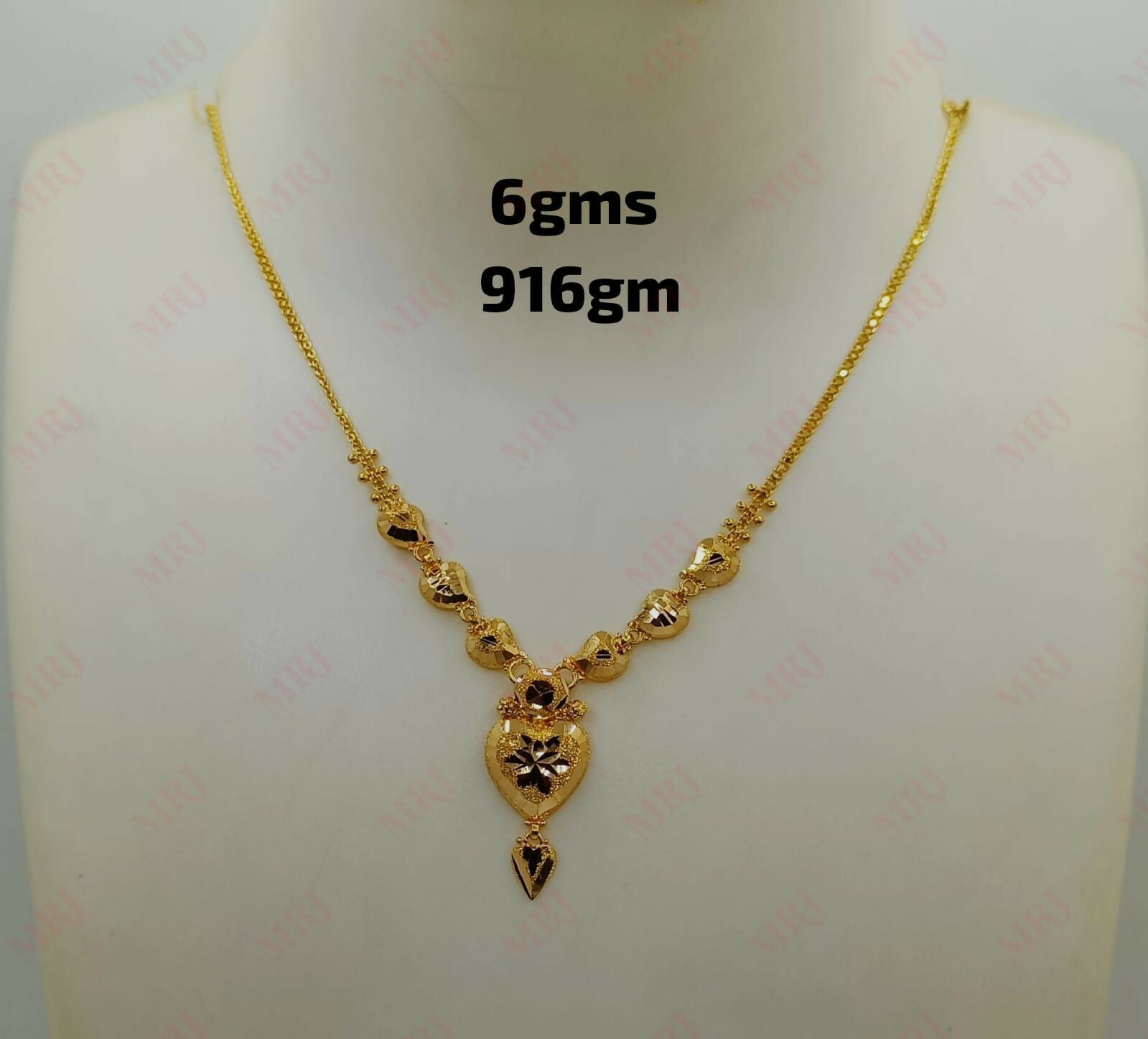 22kt Gold Chain Set Sarafa Bazar India