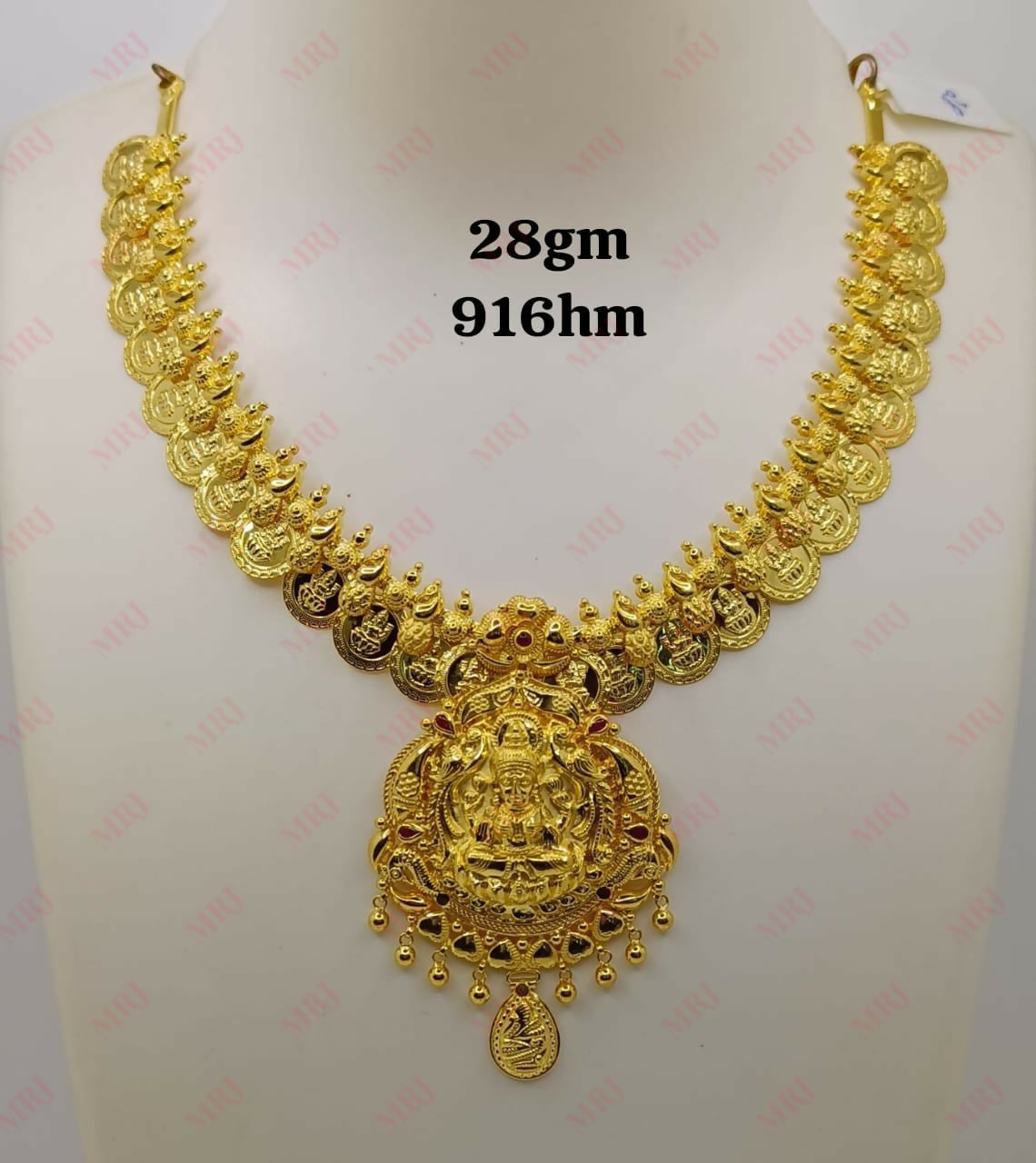 22kt Gold Necklace Sarafa Bazar India