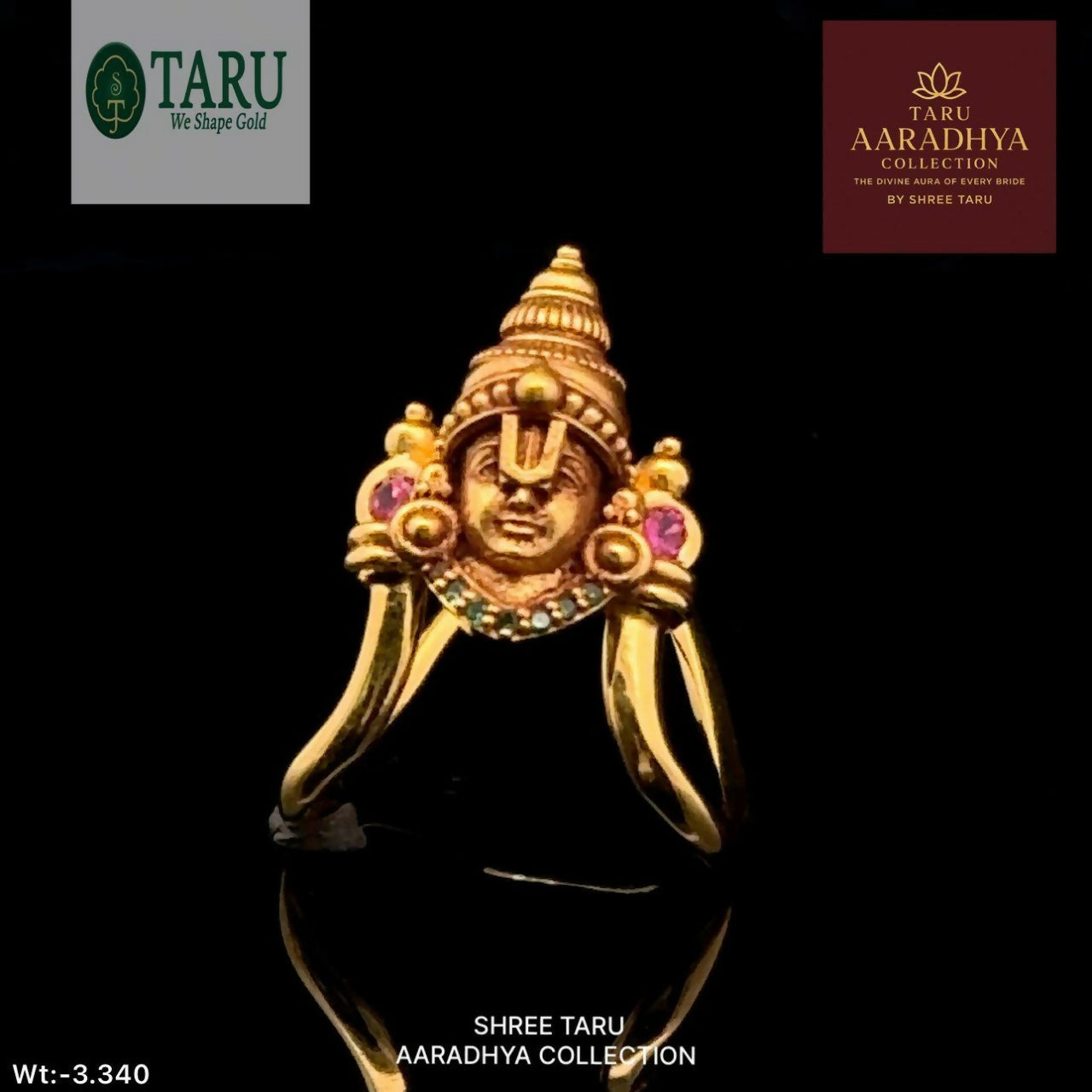 Aaradhya Antique Ladies Ring Sarafa Bazar India