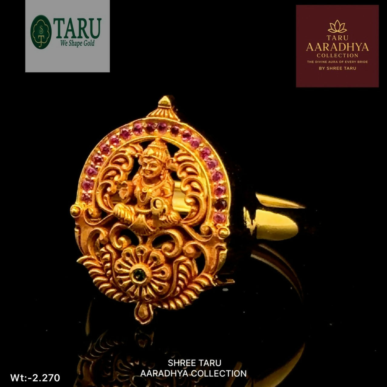 Aaradhya Antique Ladies Ring Sarafa Bazar India