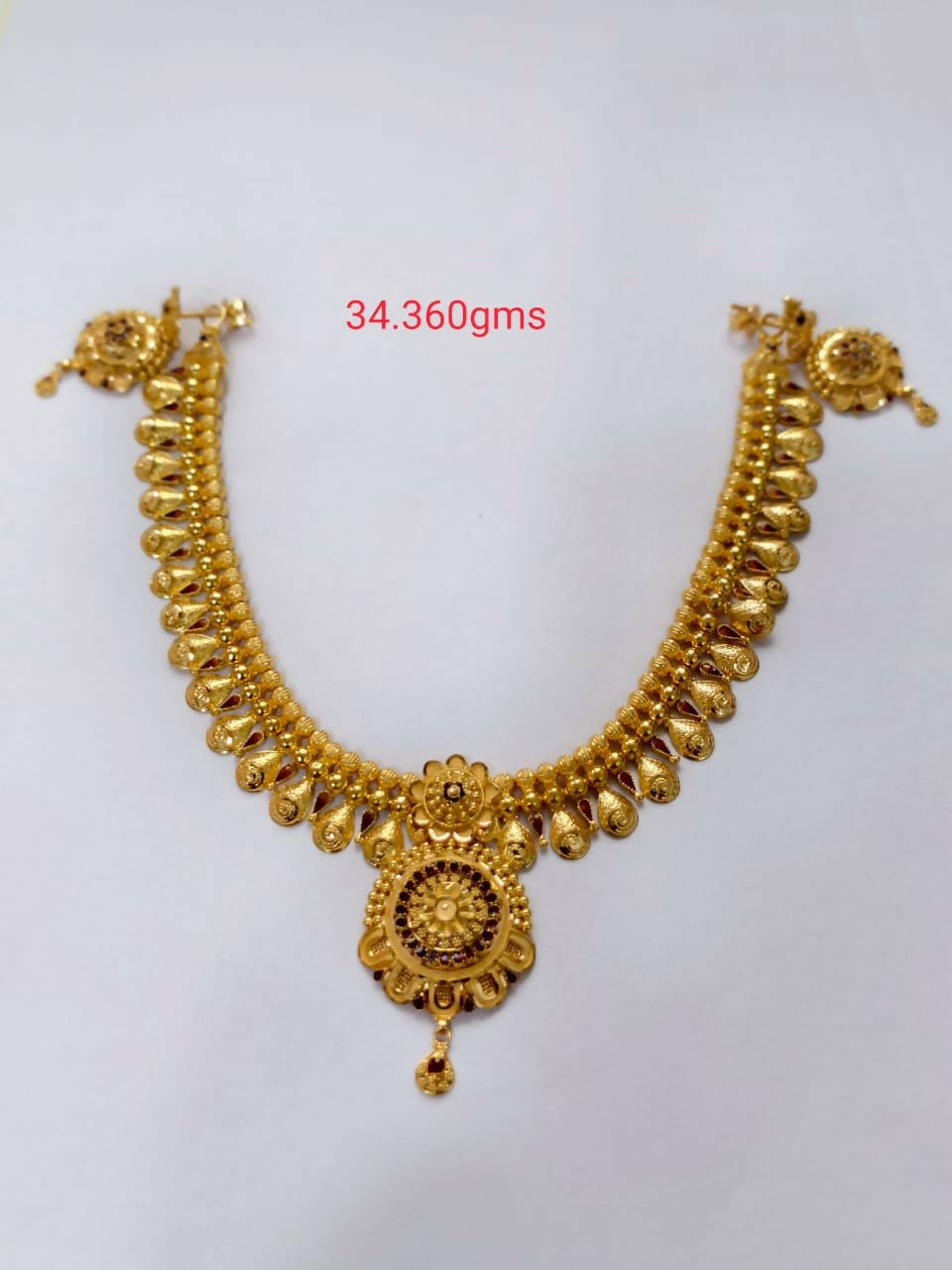 Gold Necklace Sarafa Bazar India