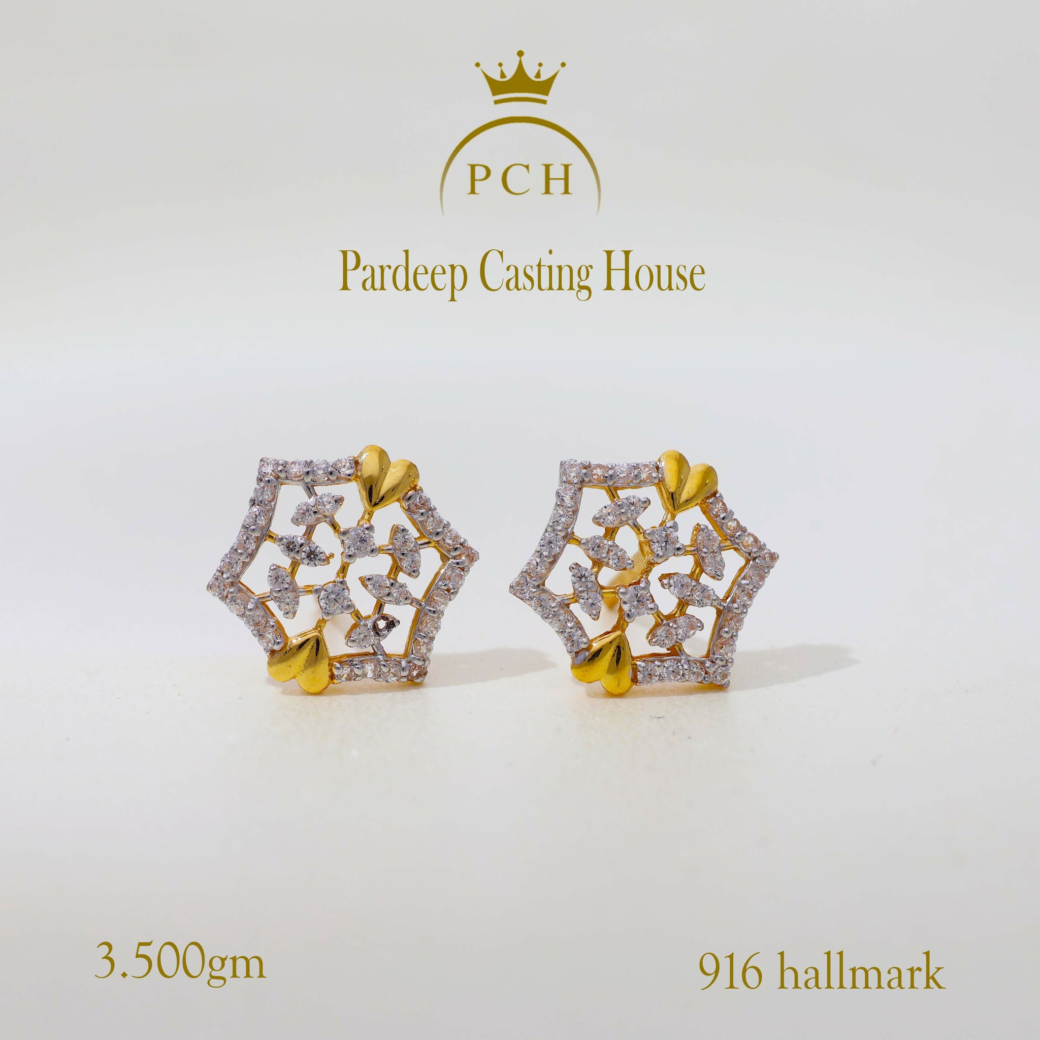 Voylla Stud Earrings For Women In Classic Design Sarafa Bazar India