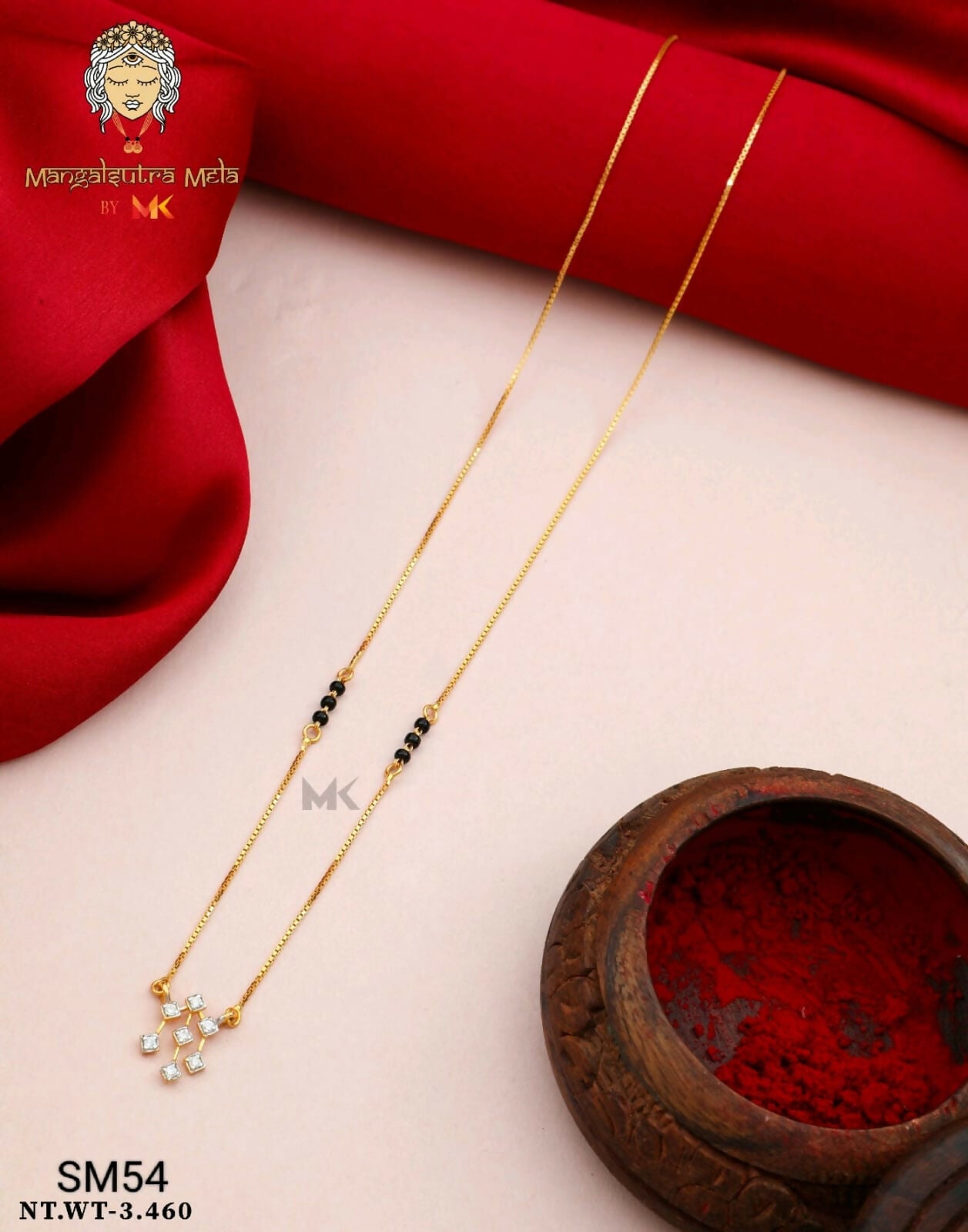 CZ Mangalsutra Sarafa Bazar India