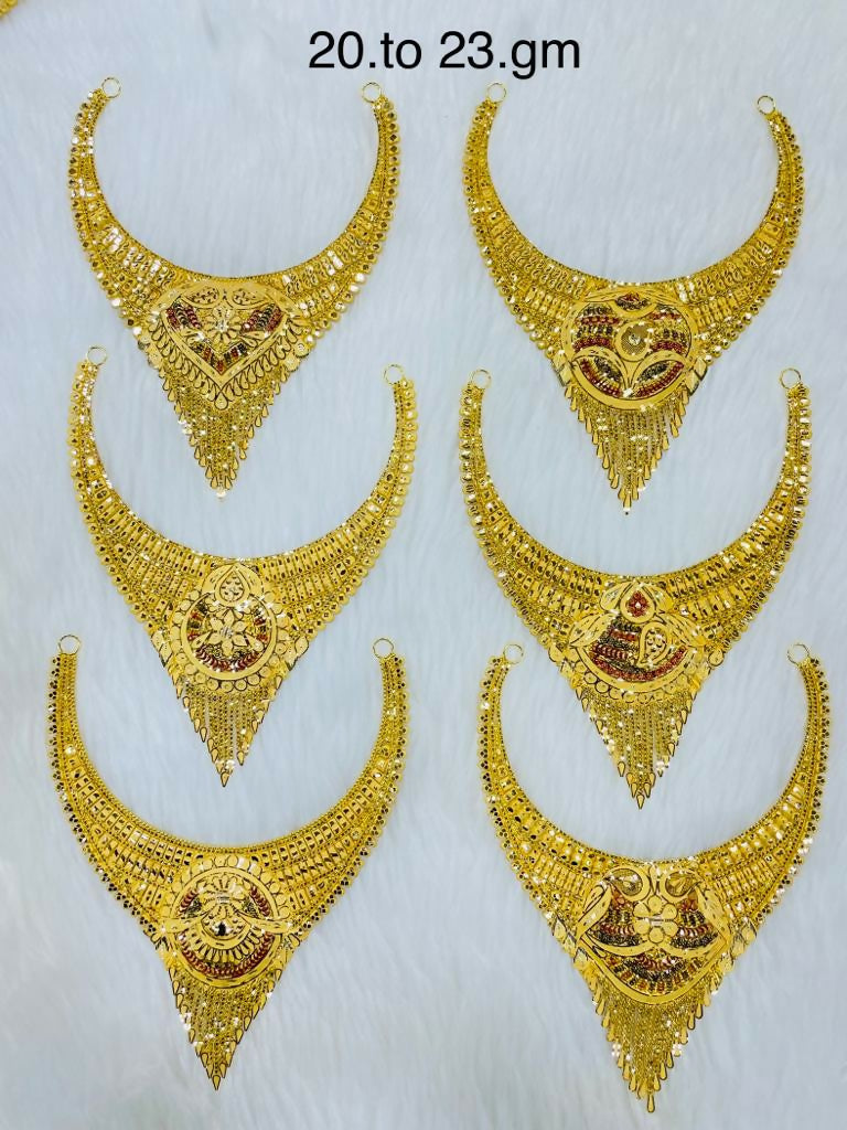 Gold Necklace Sarafa Bazar India