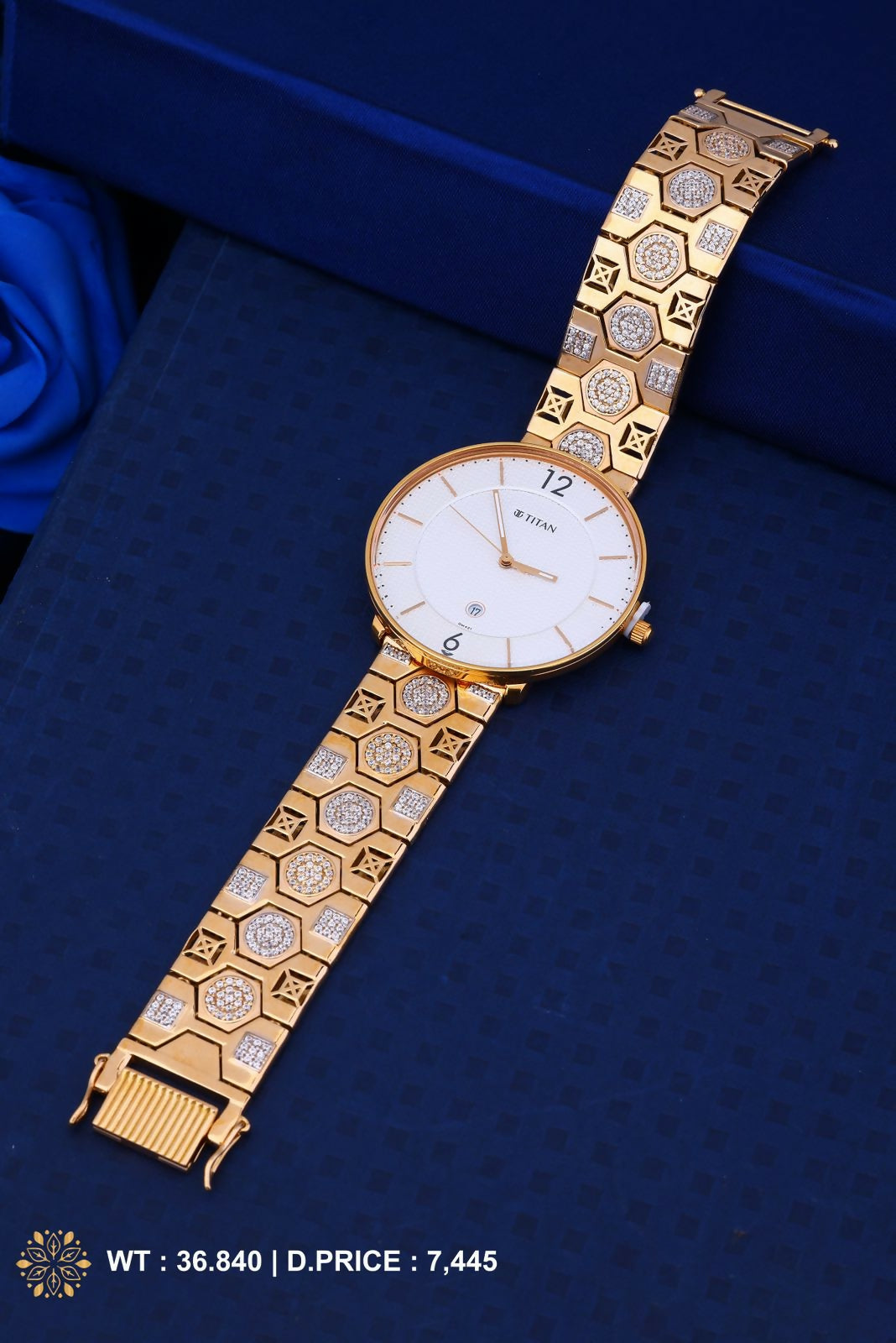 Rose Gold Gents Watch Sarafa Bazar India