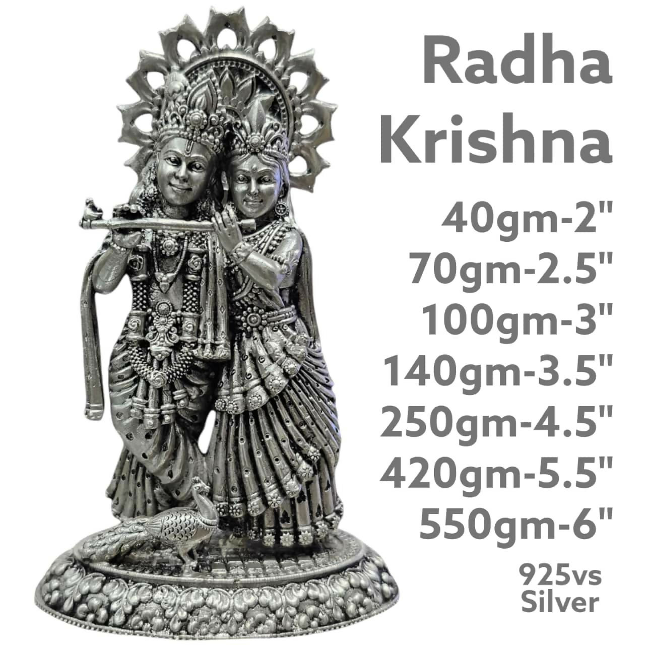 925 Silver Radha Krishna Sarafa Bazar India