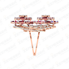 Hot Selling 14K Rose Gold Diamond Cocktail Ring Sarafa Bazar India