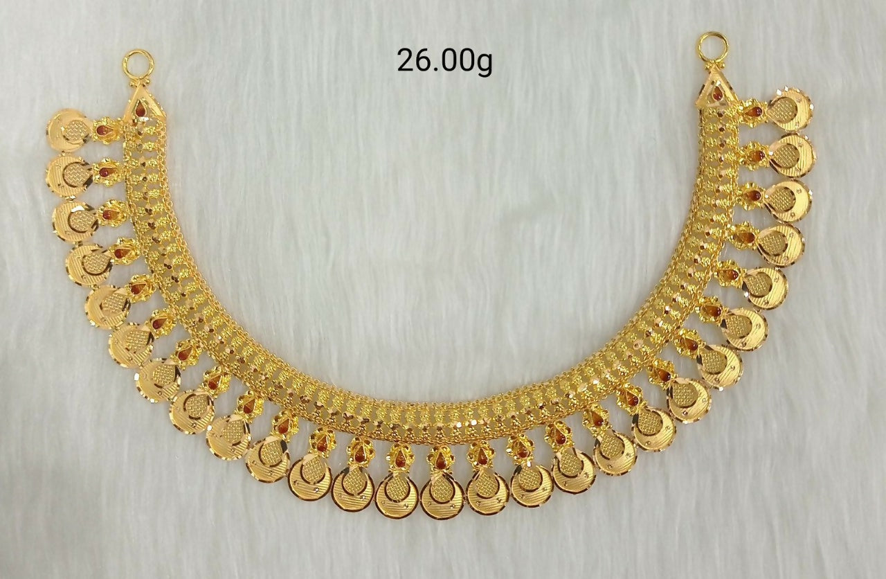 Gold Necklace Sarafa Bazar India