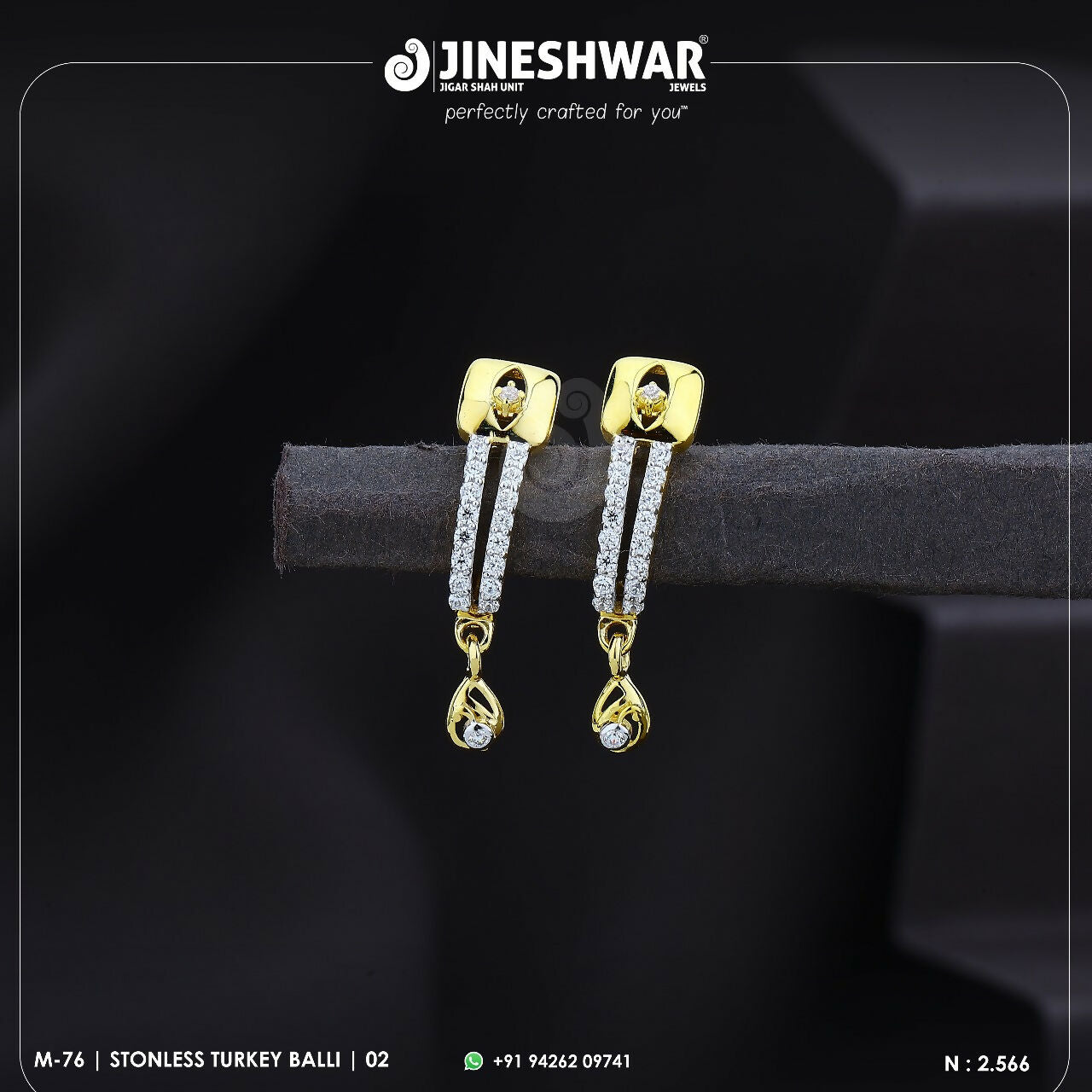 18kt Stonless Turkey Bali Sarafa Bazar India