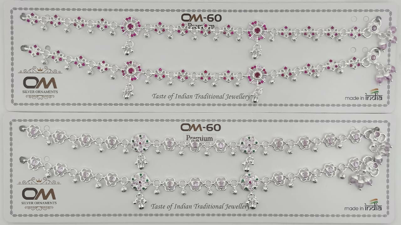 Silver Micro Payal Sarafa Bazar India