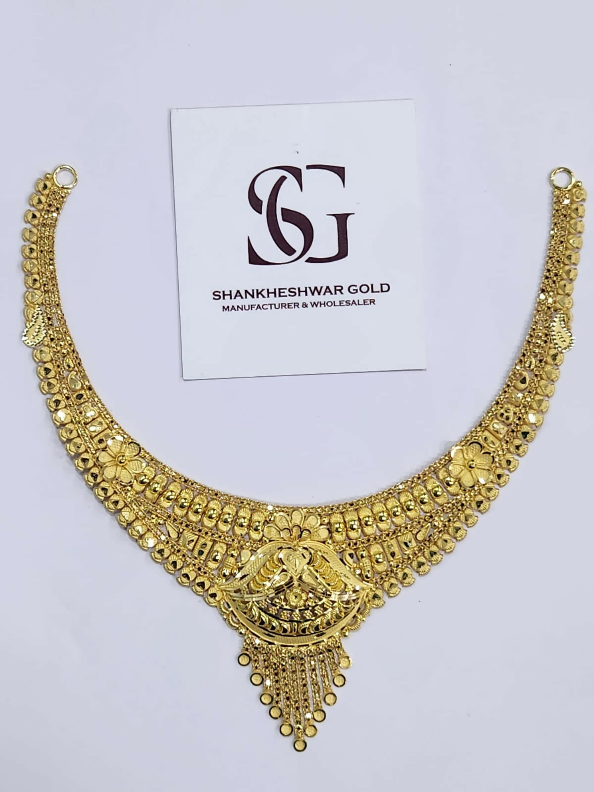 Gold Necklace Sarafa Bazar India