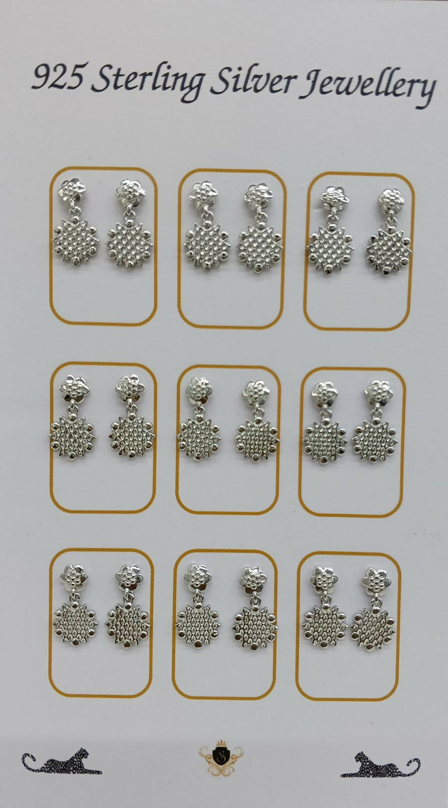 925 Silver Earrings Sarafa Bazar India