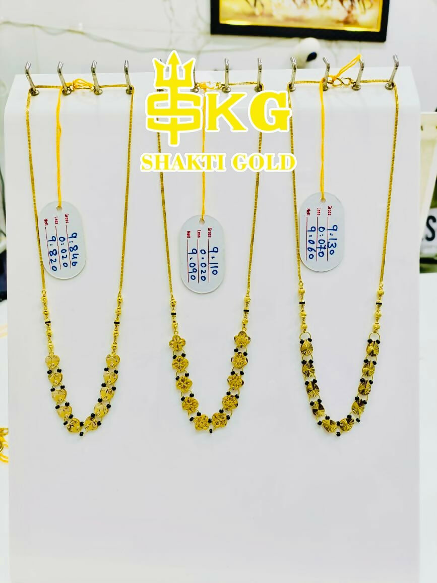 Gold Mangalsutra Sarafa Bazar India