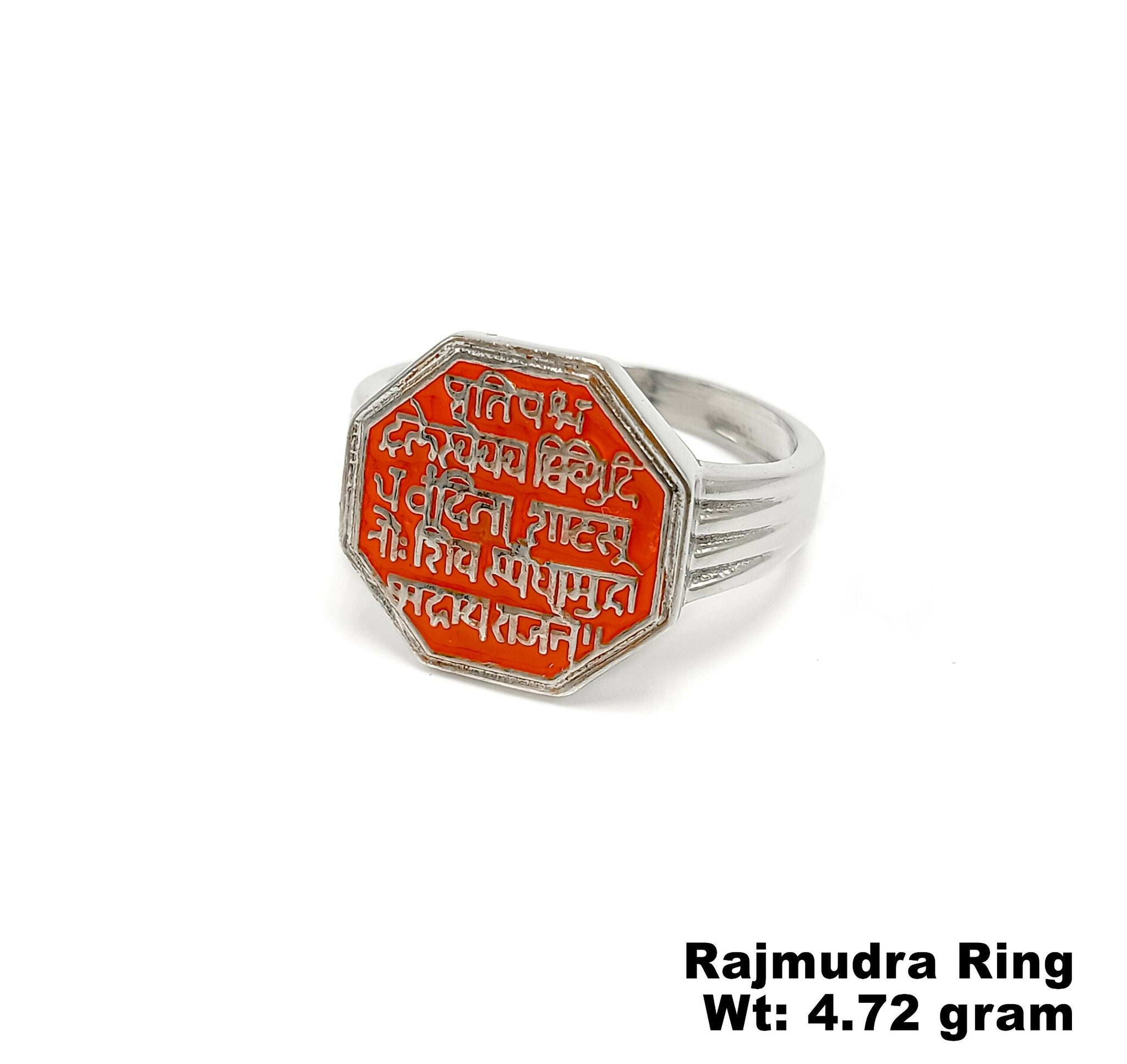 925 Silver Rajmudra Ring Sarafa Bazar India