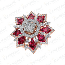 14K Rose Gold Diamond Rings – Perfect Gift Sarafa Bazar India