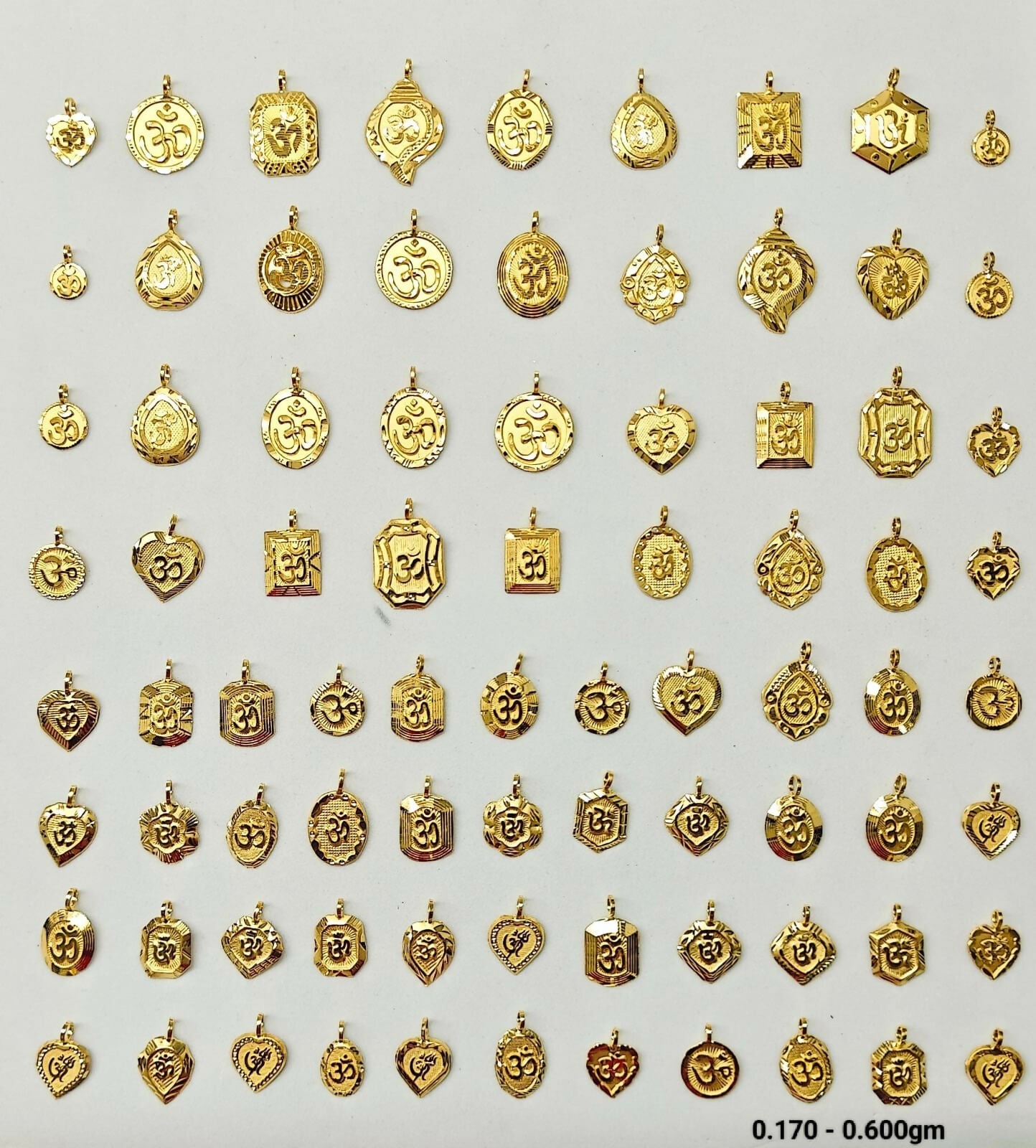 Light Weight Om Pendant Sarafa Bazar India