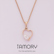 14kt Lab Grown Diamond Chain Pendant Sarafa Bazar India