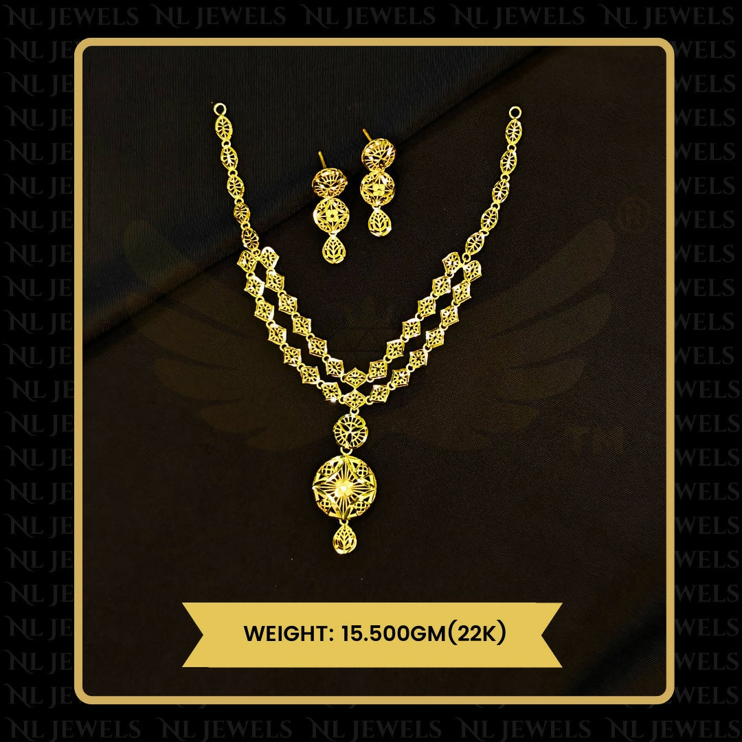 22kt Turkey Necklace Sarafa Bazar India