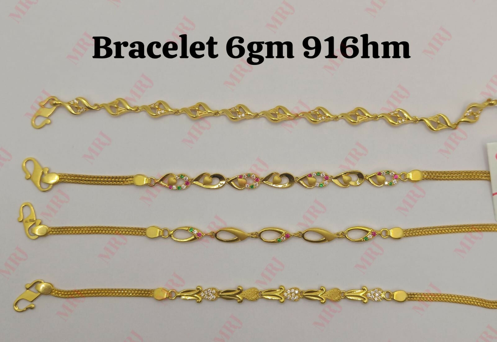 22kt CZ Ladies Bracelets Sarafa Bazar India