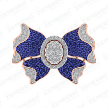 Trending 14K Rose Gold Diamond Butterfly Cluster Ring Sarafa Bazar India