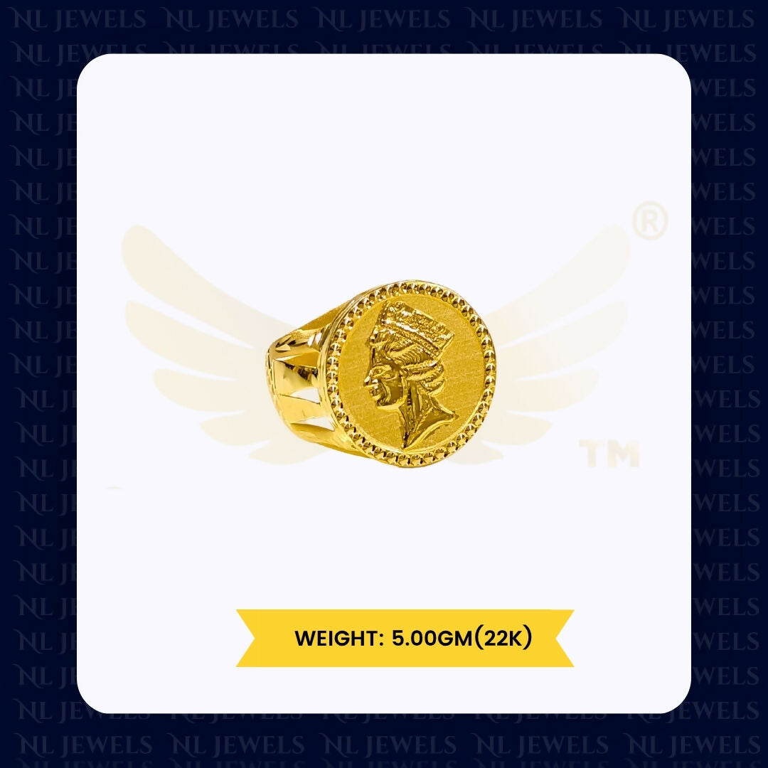 22kt Handmade Gents Ring Sarafa Bazar India
