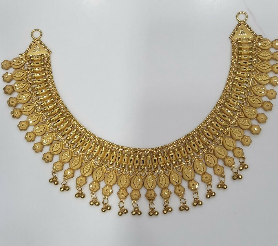 Gold Necklace Sarafa Bazar India