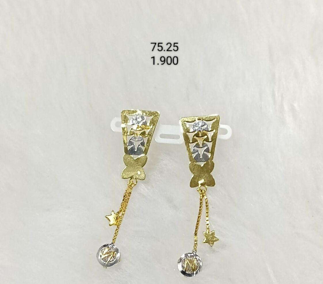 CZ Earrings Sarafa Bazar India