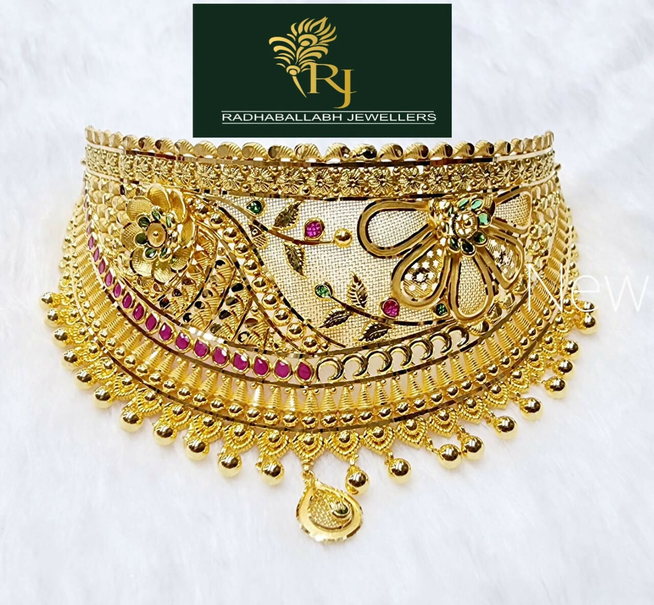 Gold Choker Sarafa Bazar India