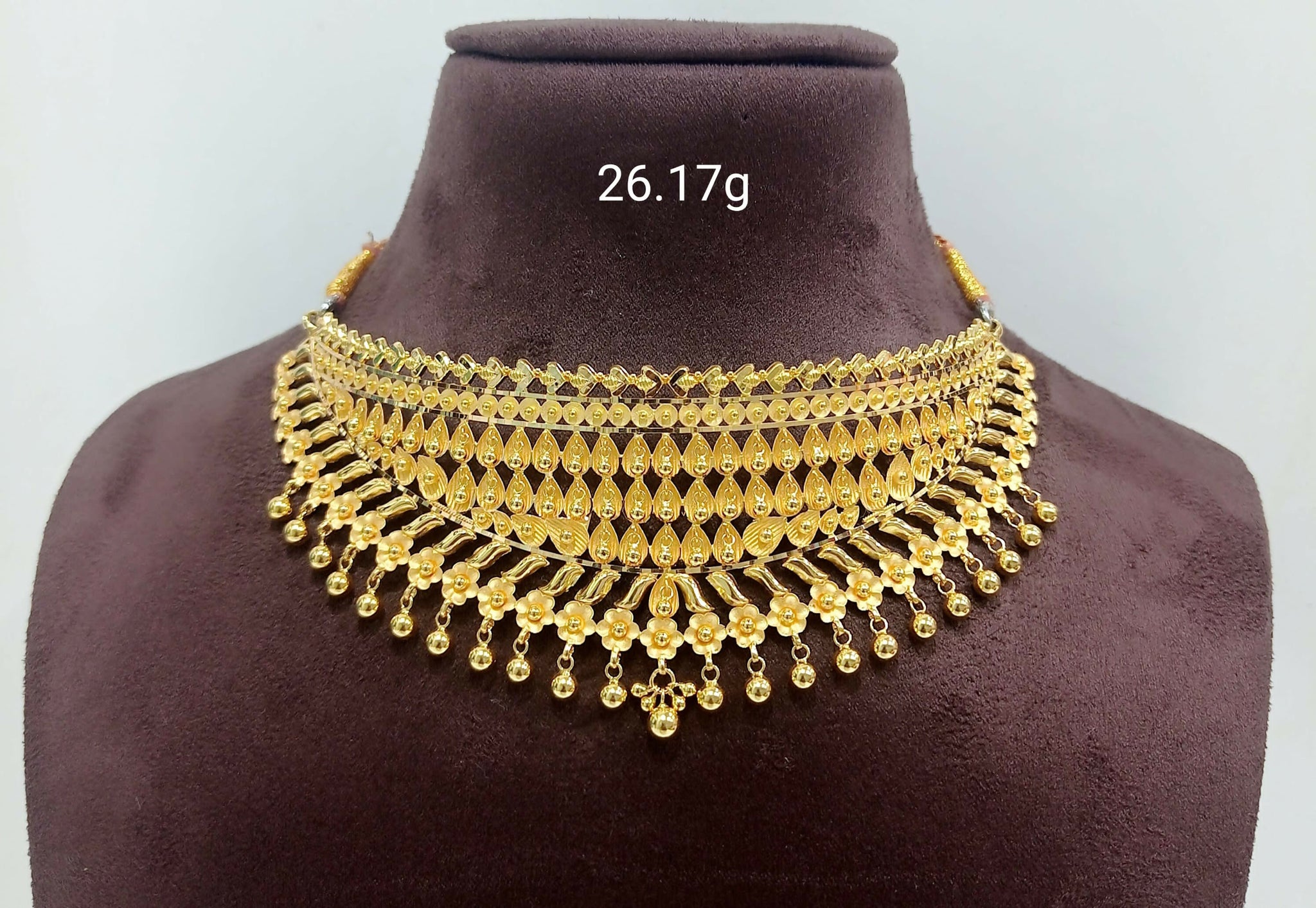 Gold Choker Sarafa Bazar India