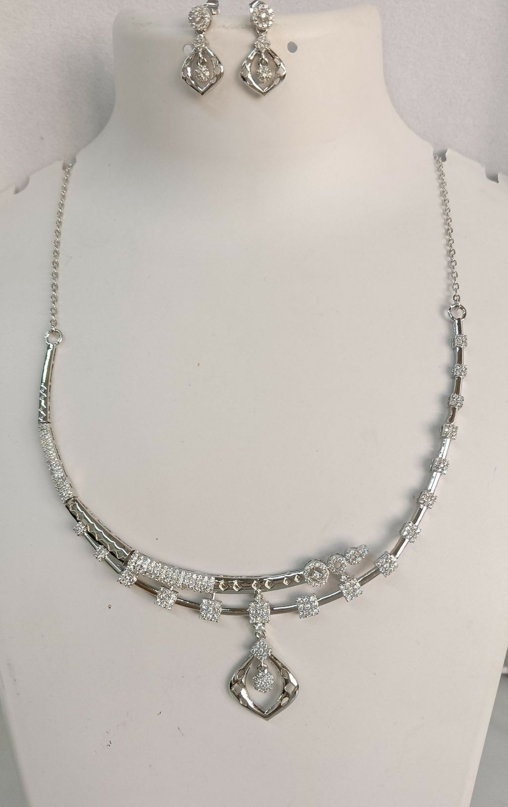 925 Silver Necklace Sarafa Bazar India