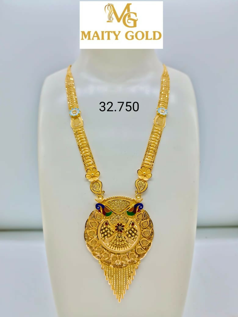 Gold Long Set Sarafa Bazar India