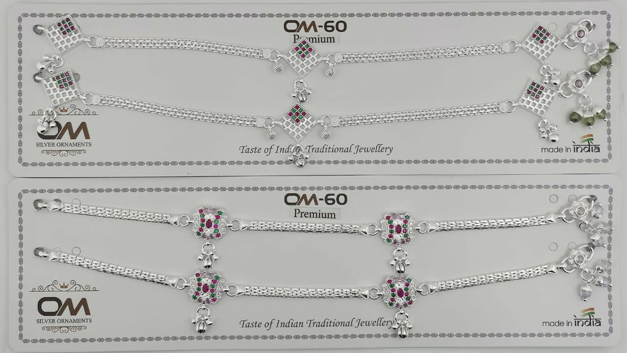 Silver Micro Payal Sarafa Bazar India