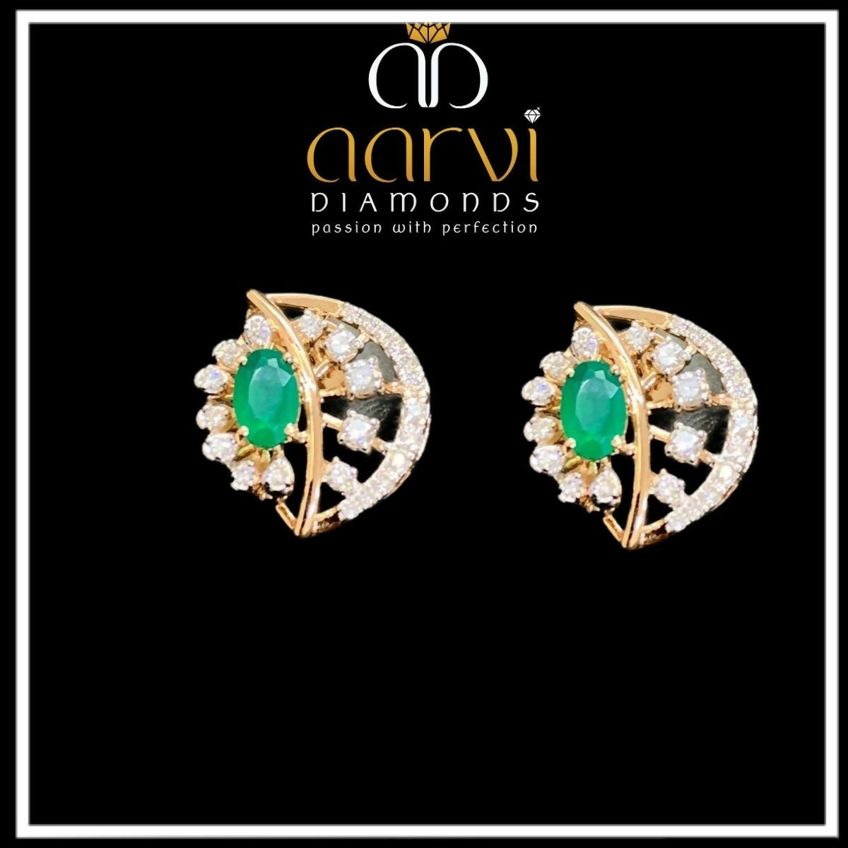 Diamond Earrings Sarafa Bazar India